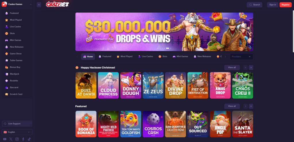 Crazybet Casino